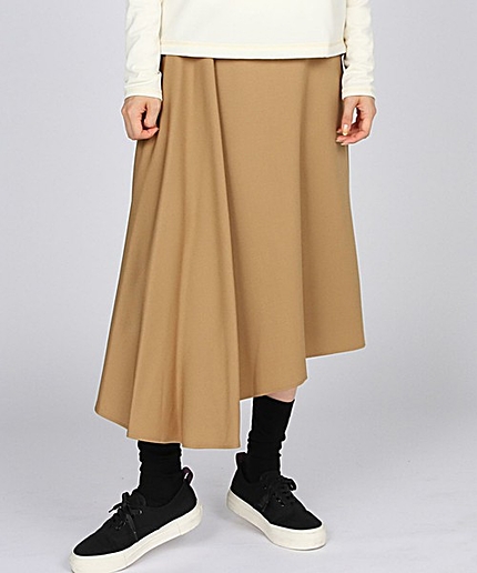 ENR ウールアシンメトリースカート