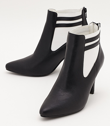 アンクル ライン ショートブーツ