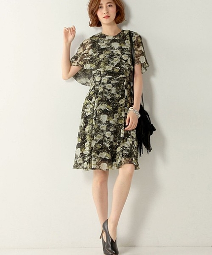 UPKS P FLOWER/P ワンピース
