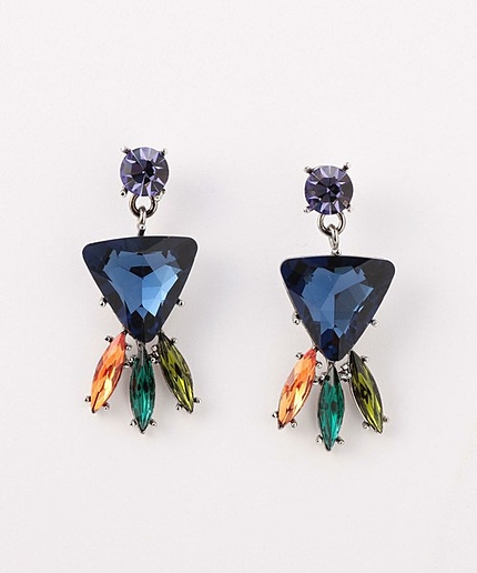 UWMF TRIANGLE ビジュー　ピアス