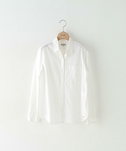 <Steven Alan>COTTON CASHMERE RIVERSE SEAM SHIRT/シャツ