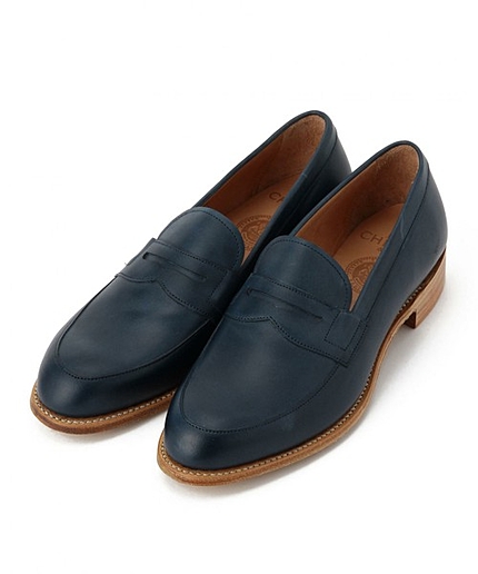 BYBC CHEANEY ポリッシュレザー ローファーо