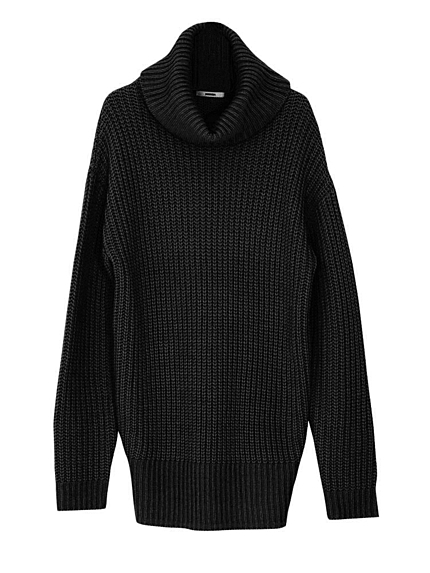 【CASUAL】ルーズオフタートルチュニック
