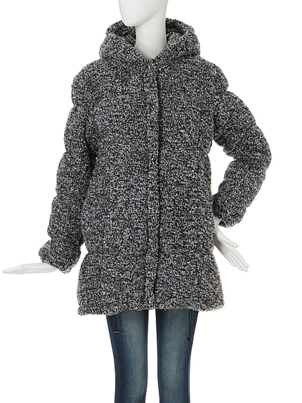 ブークレー中綿コート