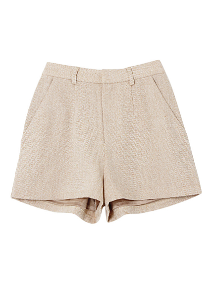 ヘリンボーンショートパンツ