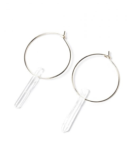 テンネンセキフープピアス