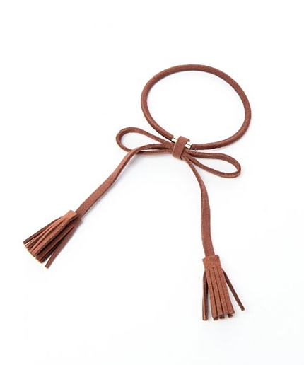 リボンフリンジヘアゴム