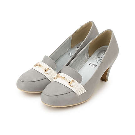 【ROPE' PICNIC by HARUTA】 ビットヒールUPローファー