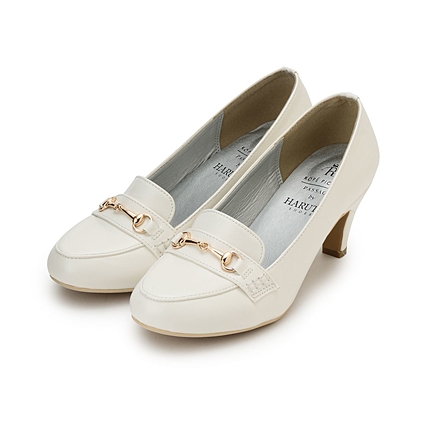 【ROPE' PICNIC by HARUTA】 ビットヒールUPローファー