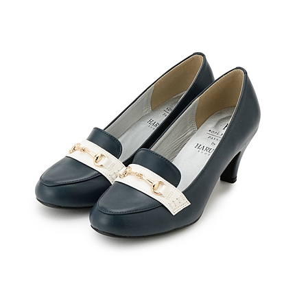 【ROPE' PICNIC by HARUTA】 ビットヒールUPローファー