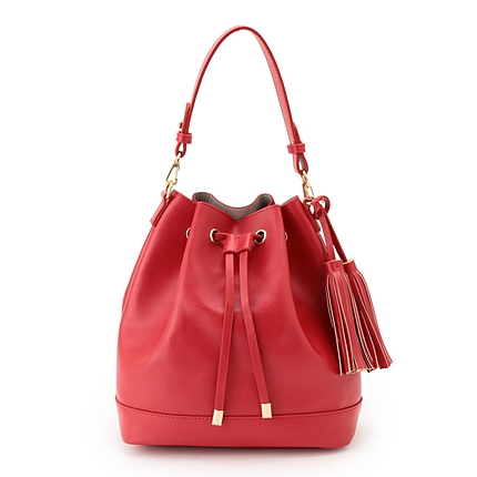 【2WAY】タッセルドロストショルダーバッグ