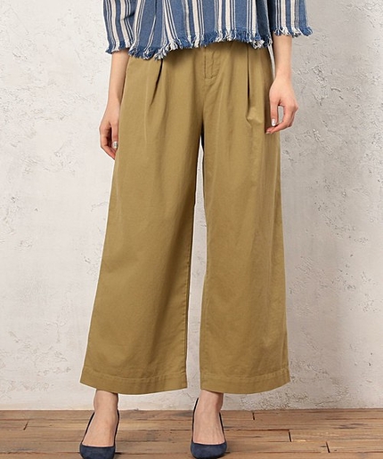 CB MILLS タックワイド パンツ