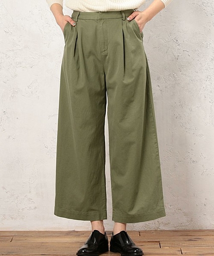 CB MILLS タックワイド パンツ