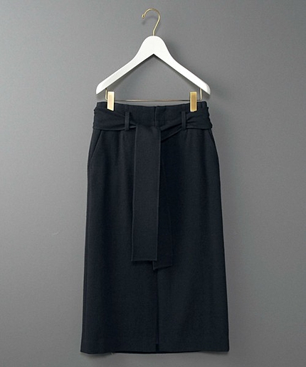 <6(ROKU)>LINEN MIX TIGHT SKIRT/スカート