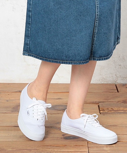 [ヴァンズ]VANS AUTHENTIC ムジ スニーカー