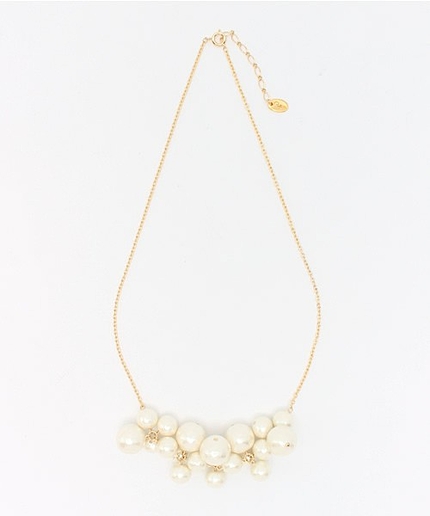 ＜Paillette＞ コットンパール チェーン ネックレス