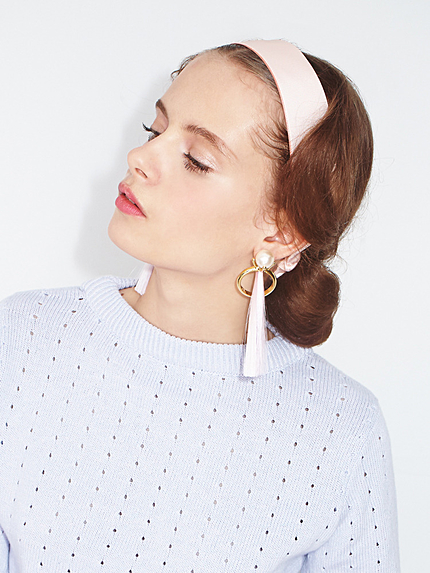 【2016春新作2月】【PAMEO POSE ORIGINAL JEWELRY】UNICORN HAIR RING PIERCE