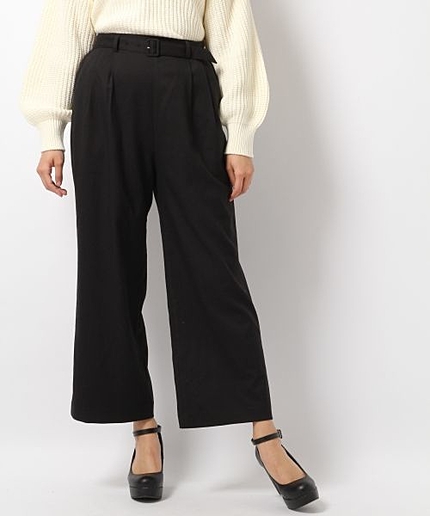 【1/26 PRICE DOWN】ベルトツキTRワイドワイドパンツ