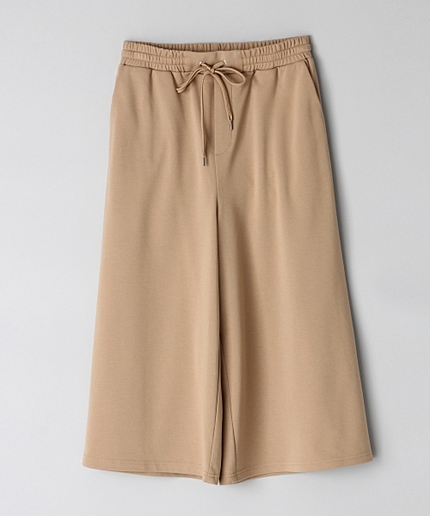 ウエストイージーワイドクロップドパンツ