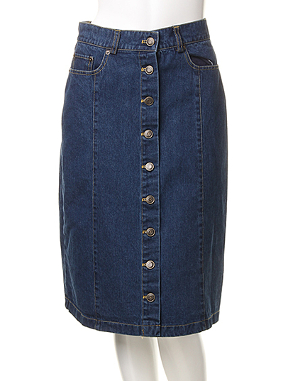 L65前ボタン台形／スカート