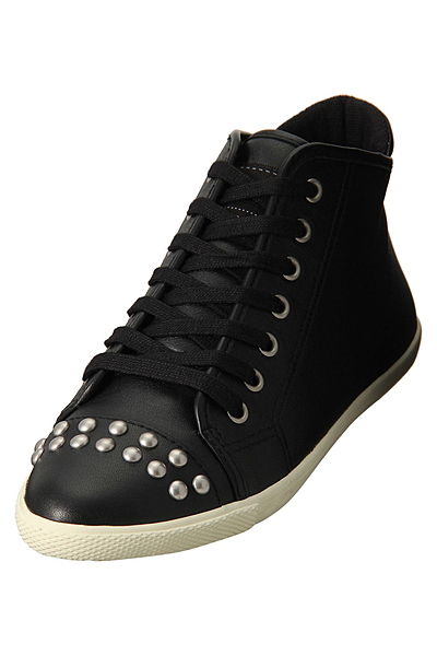 CARA STUDDED HI TOP LACE UP