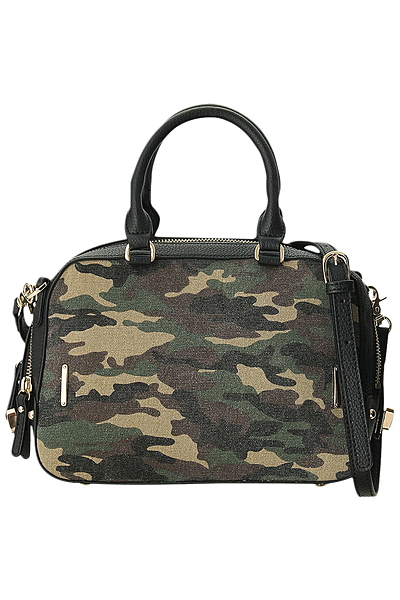カモフラージュ柄2Wayミニボストンバッグ