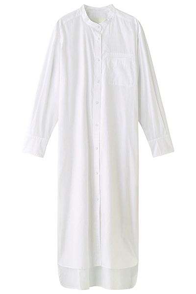 マキシシャツワンピース