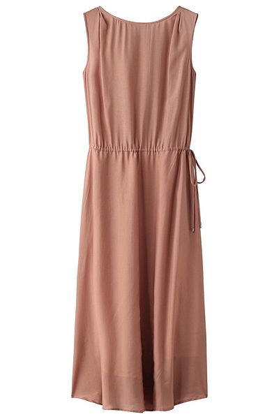 ノースリーブマキシワンピース