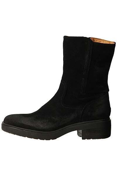 スエードコンビブーツ