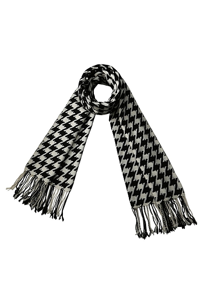 ビッグハウンドトゥースストール