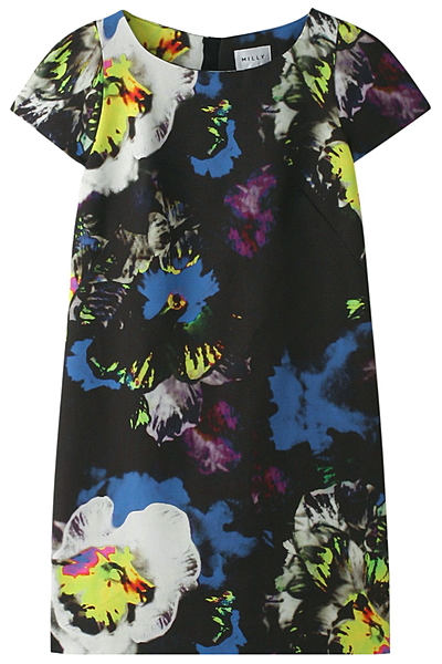 フラワープリントミニワンピース