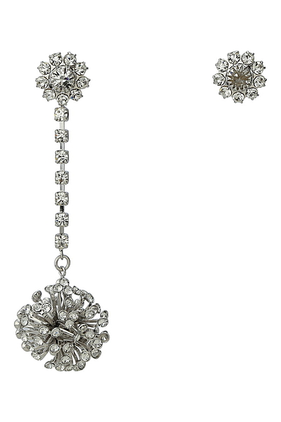 ビジューアシンメトリーピアス