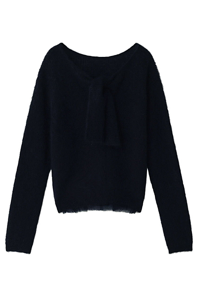 モヘアプルオーバー