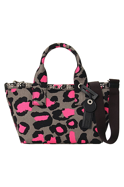 LEOPARD EMB CANVAS_SMALL TOTE