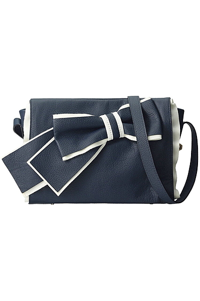 レザーリボンバッグS