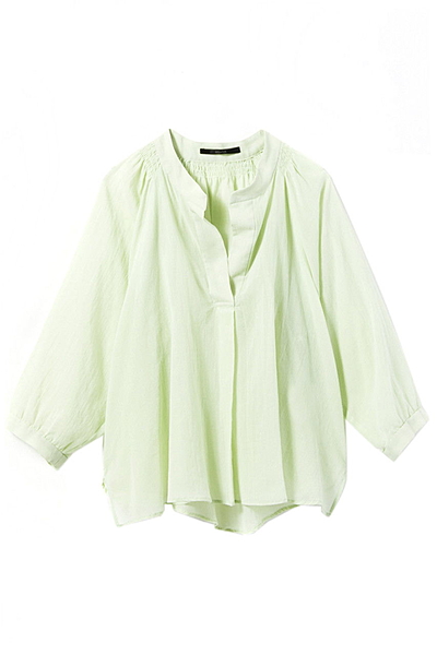 【オンラインショップ限定】コットンシフォンブラウス