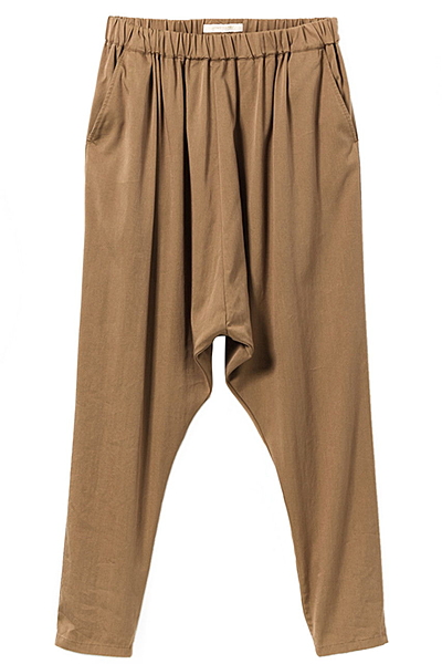 【navasana】テンセルストレッチサルエルパンツ