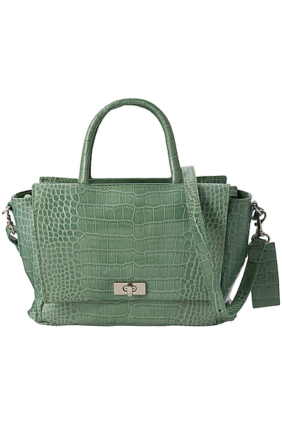 ALISON MINI クロコ型押2Wayハンドバッグ