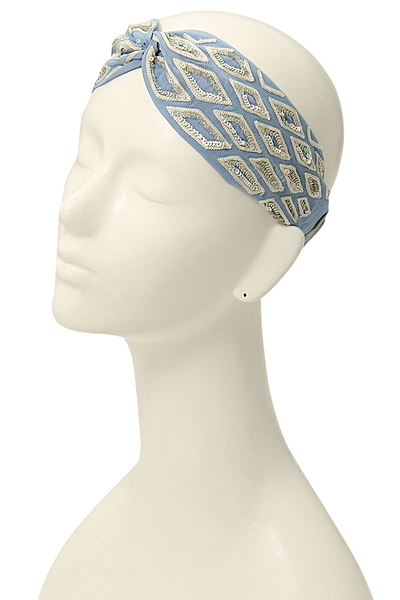 ビーズアーガイルターバン