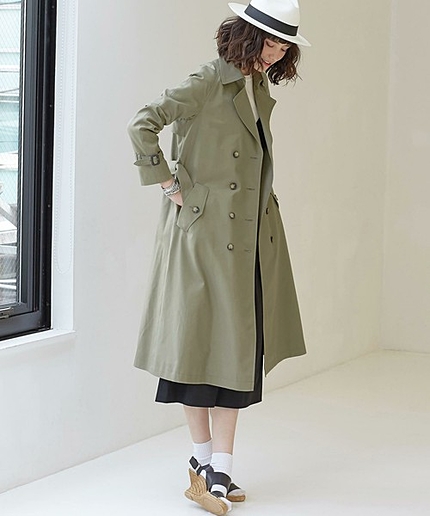 ◆KC ぺルビアンC LONG トレンチコート