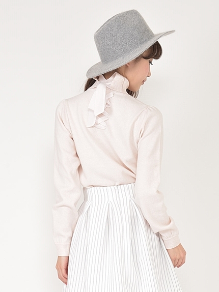 編み上げバックリボンタートル