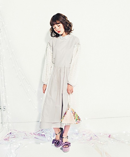 Bigリボン厚底サンダル