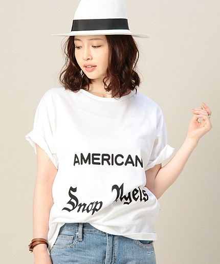 BY AMERICANA Snap Angels TEE：