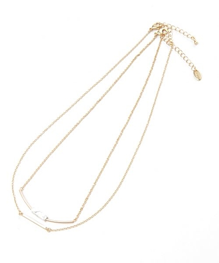 2レン*ストーンネックレス