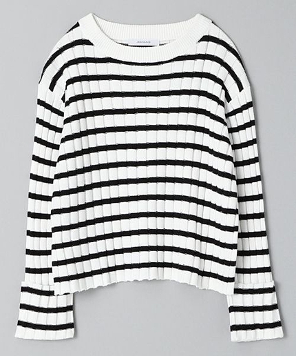 リブショートプルオーバー8S