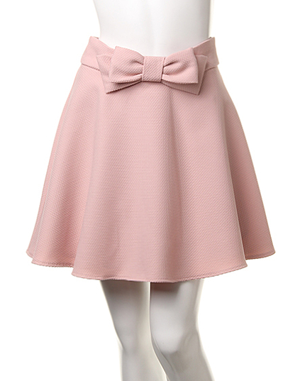 ウエストリボンフレア／スカート