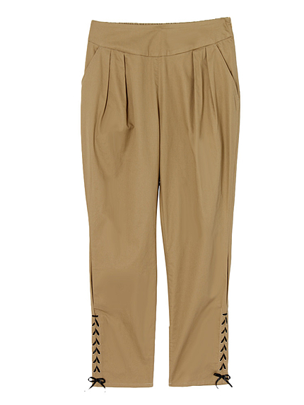 レースアップテーパードPT