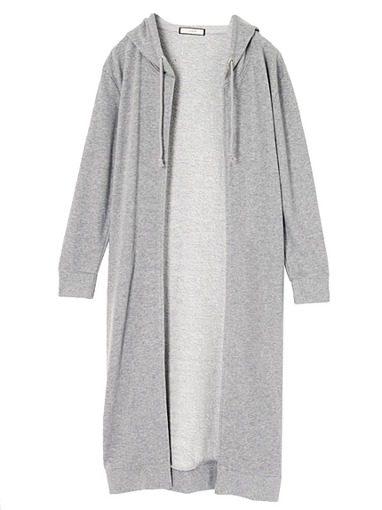 ロング丈パーカー