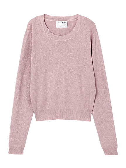 ストレッチカラーちびニット RE