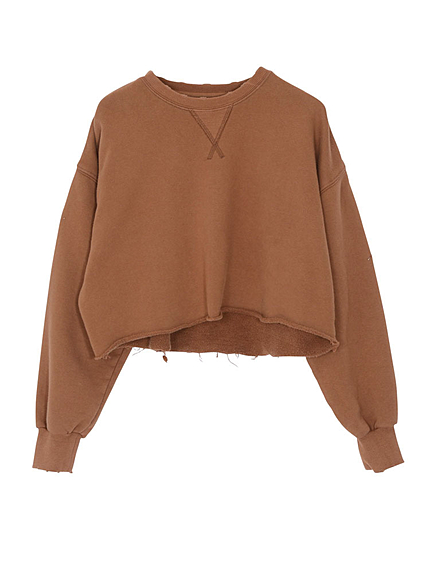 クラッシュショートスウェット